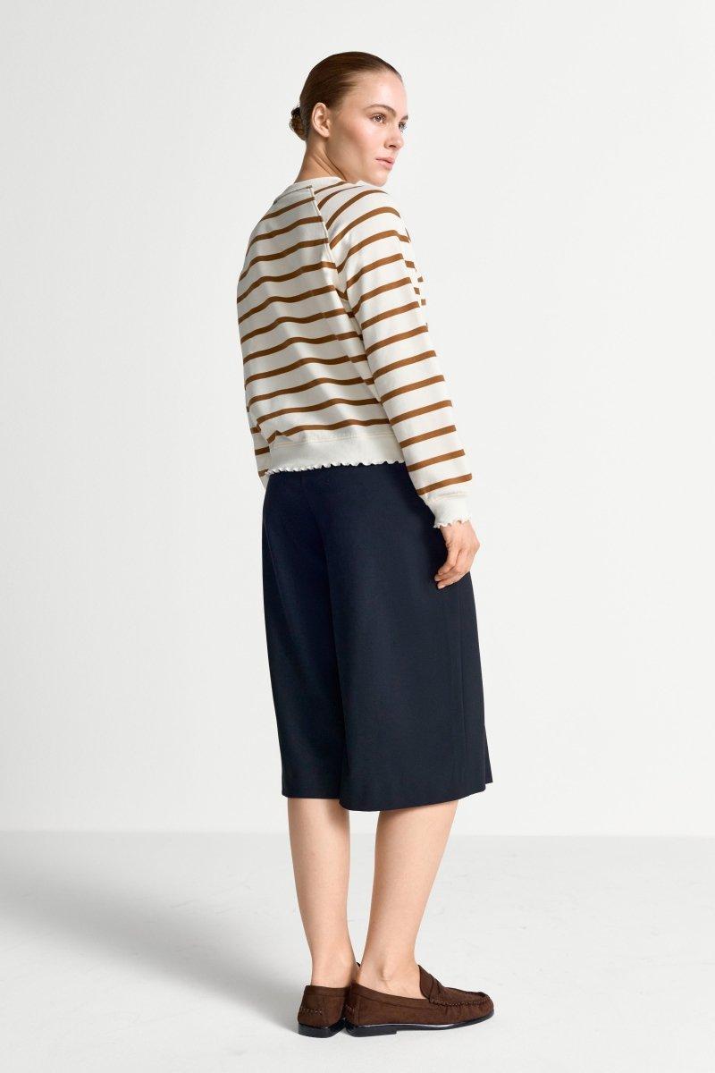 Gestreiftes Baumwoll-Sweatshirt-Rich & Royal