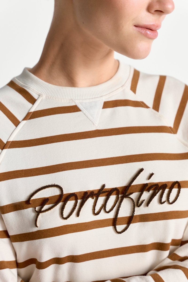 Gestreiftes Baumwoll-Sweatshirt-Rich & Royal