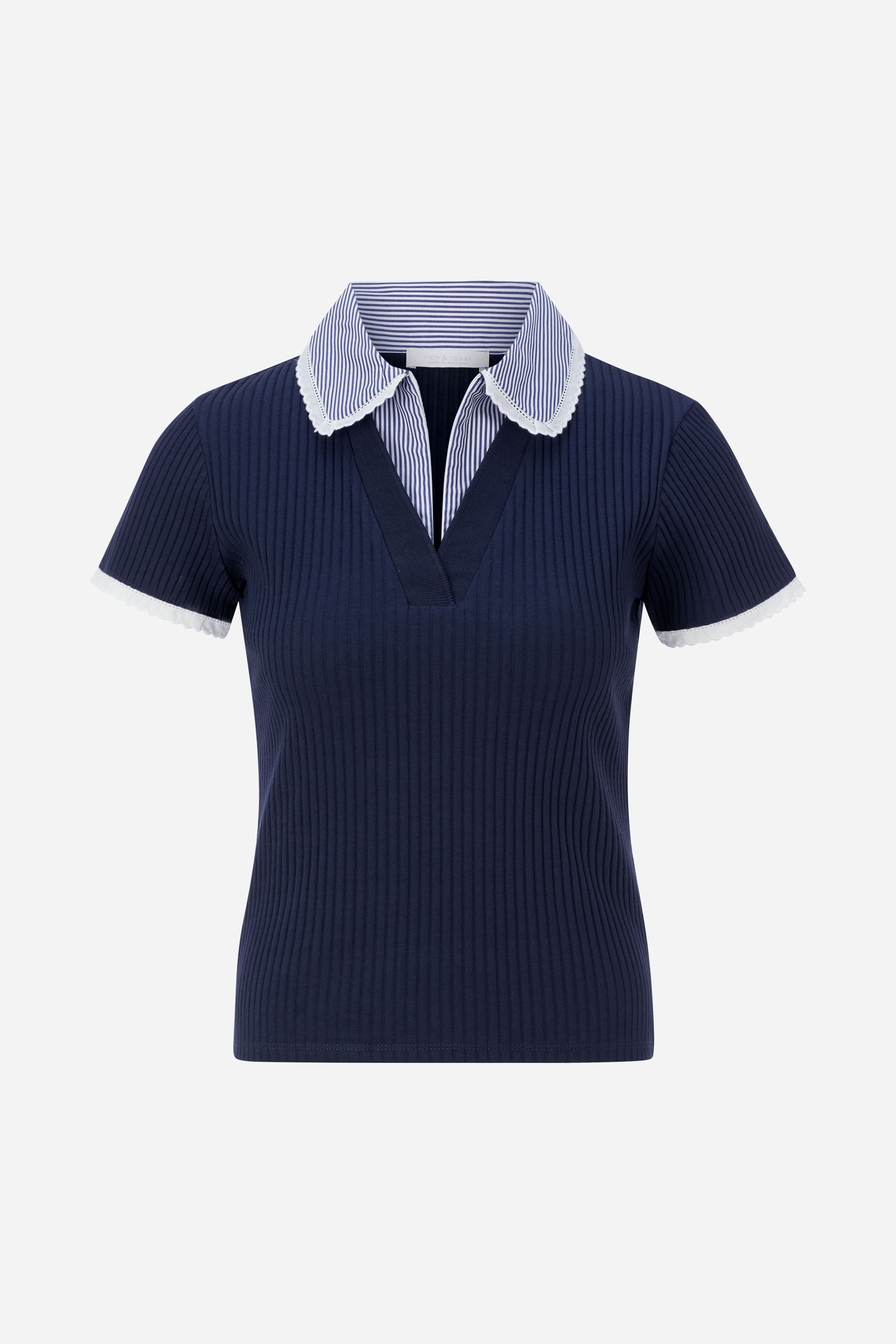 Poloshirt aus Baumwollmix -Rich & Royal