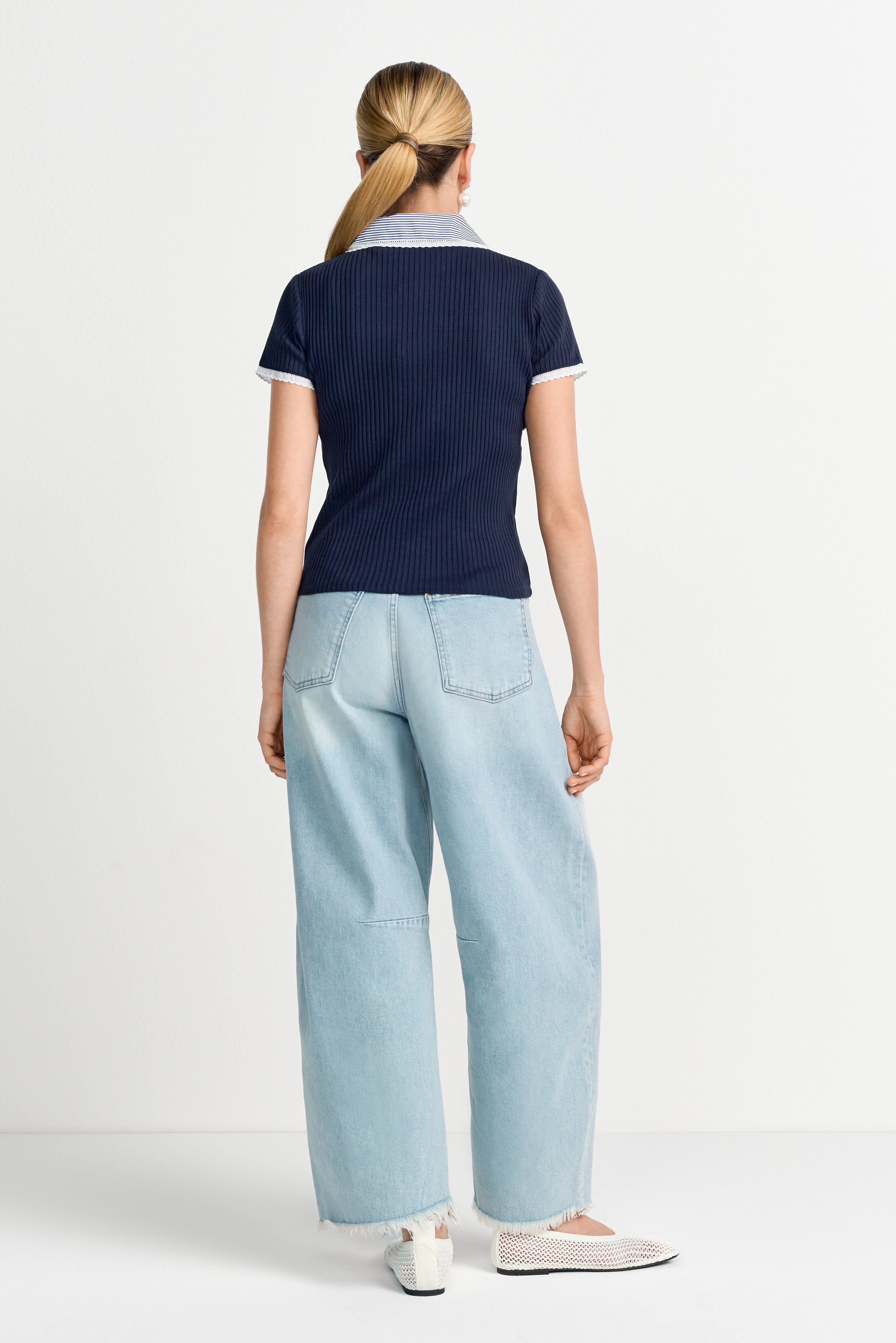 Poloshirt aus Baumwollmix -Rich & Royal