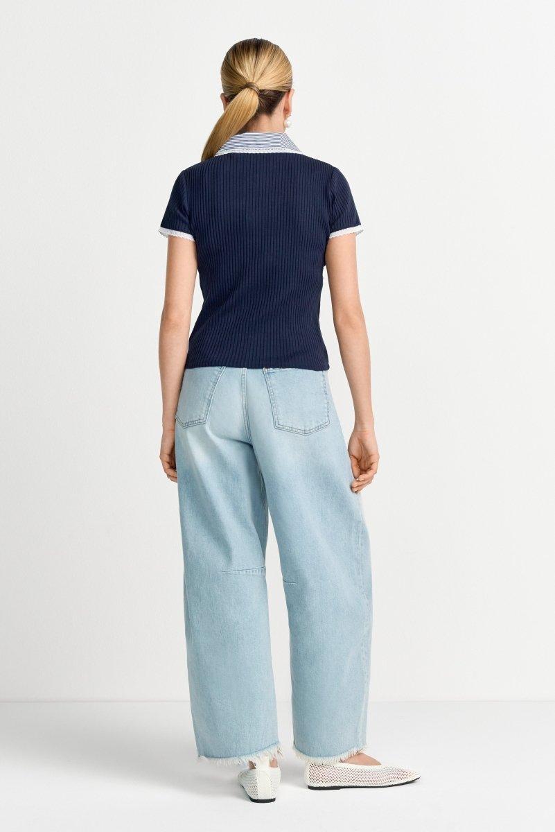 Poloshirt aus Baumwollmix -Rich & Royal