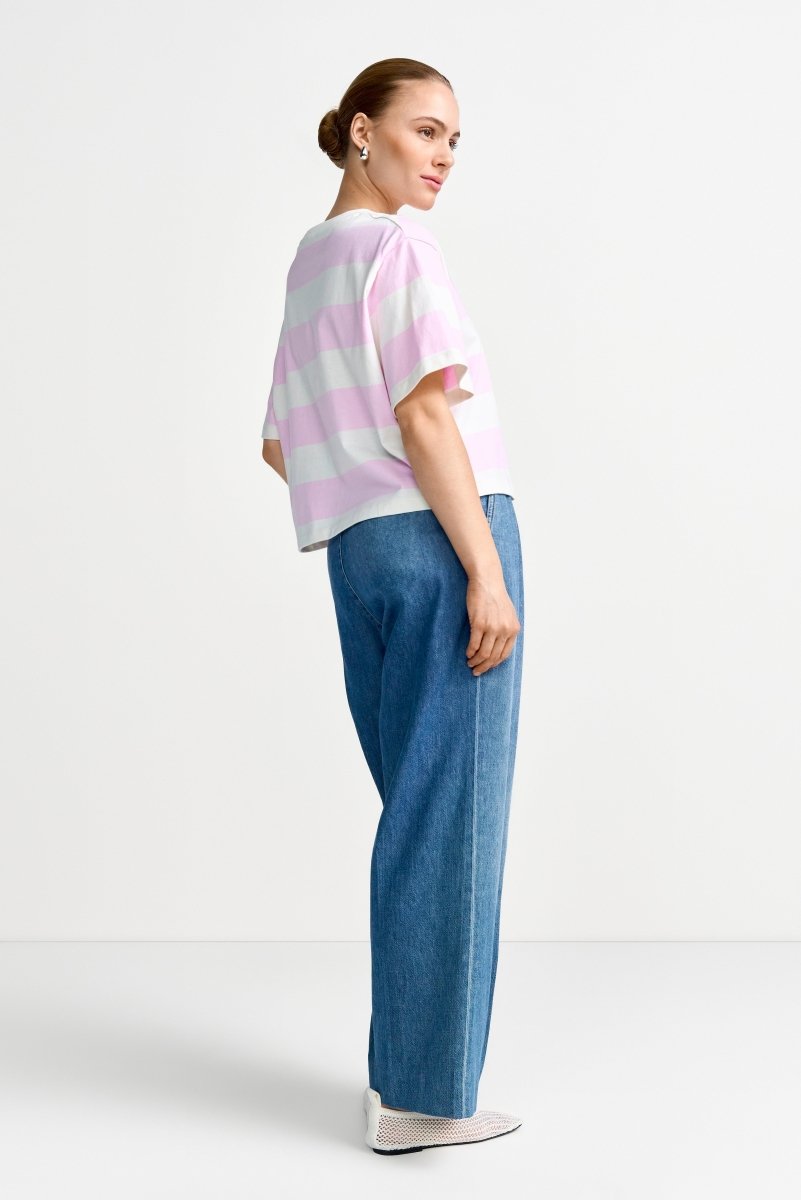 Gestreiftes T-Shirt aus Baumwolle-Rich & Royal