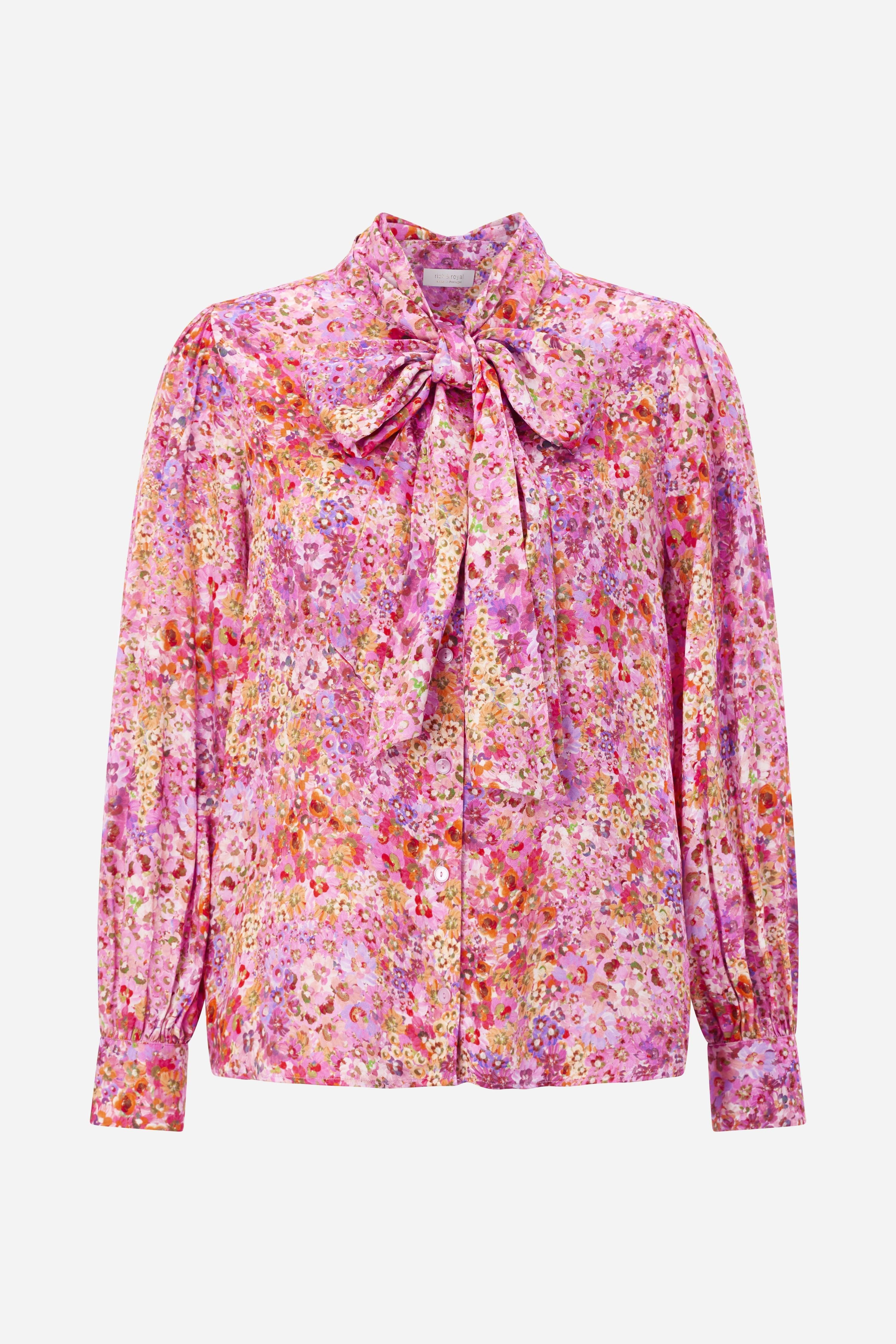 Viskosebluse mit Blumenprint-Rich & Royal