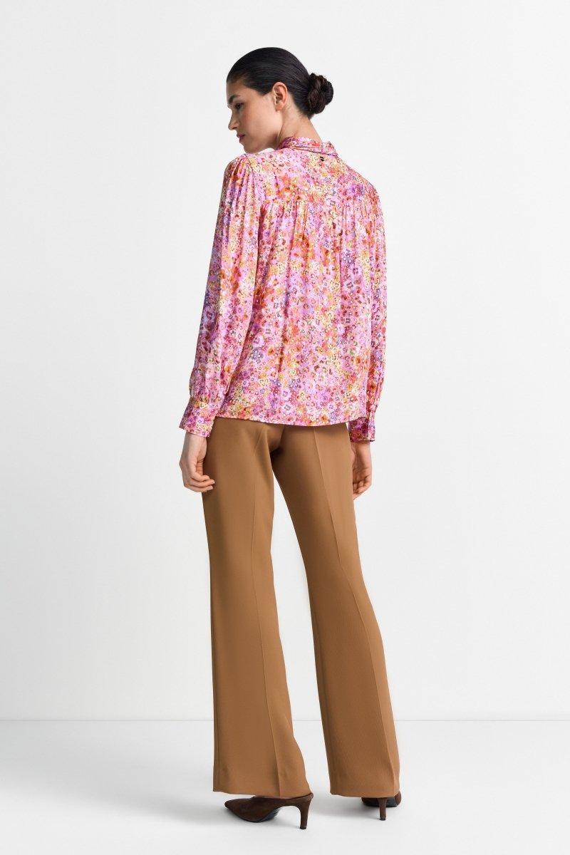 Viskosebluse mit Blumenprint-Rich & Royal
