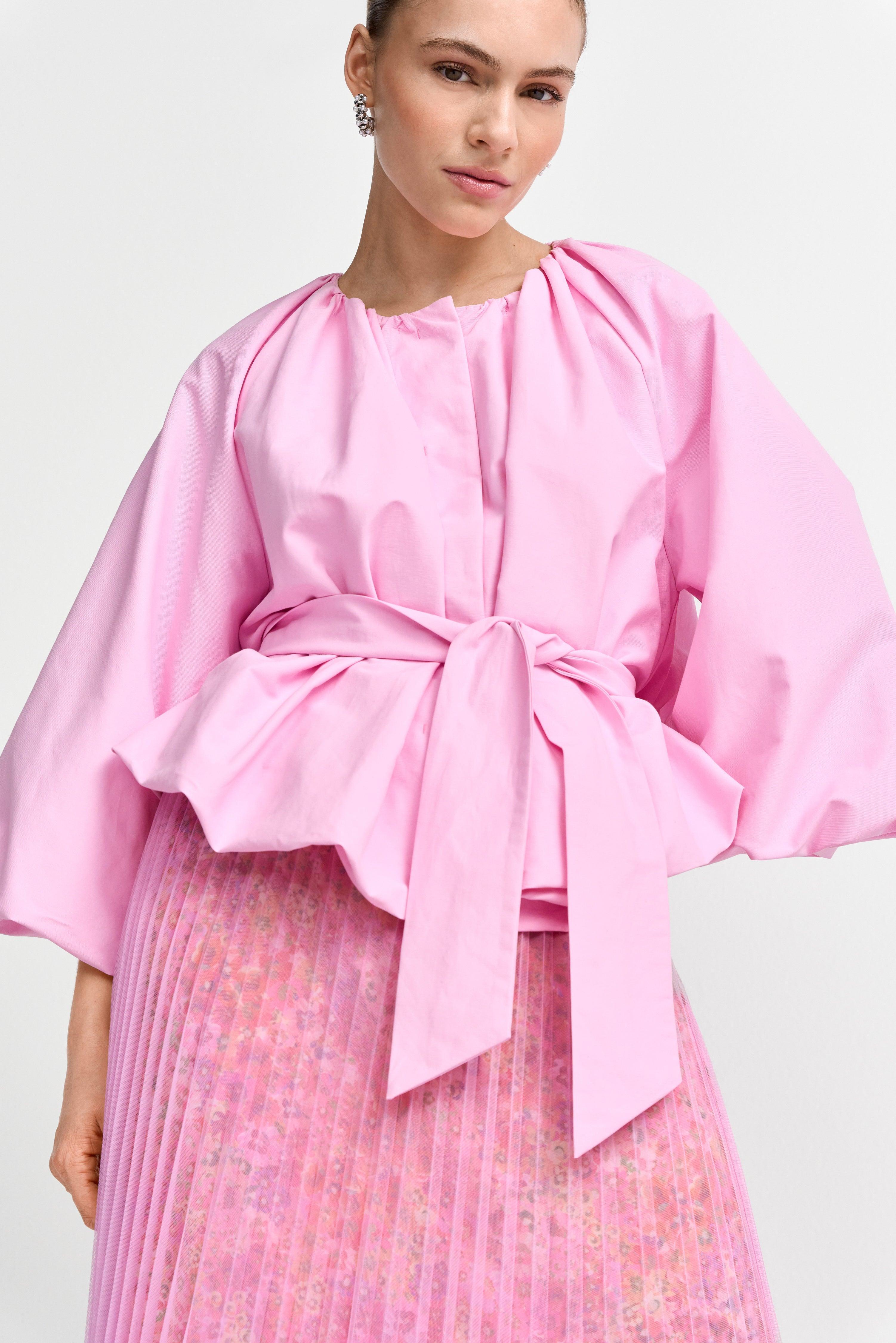 Wickelbluson aus Baumwollmix-Rich & Royal