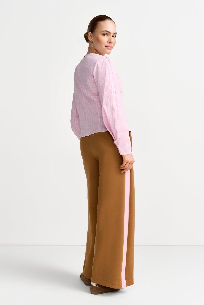 Weite Hose mit Seitenstreifen-Rich & Royal