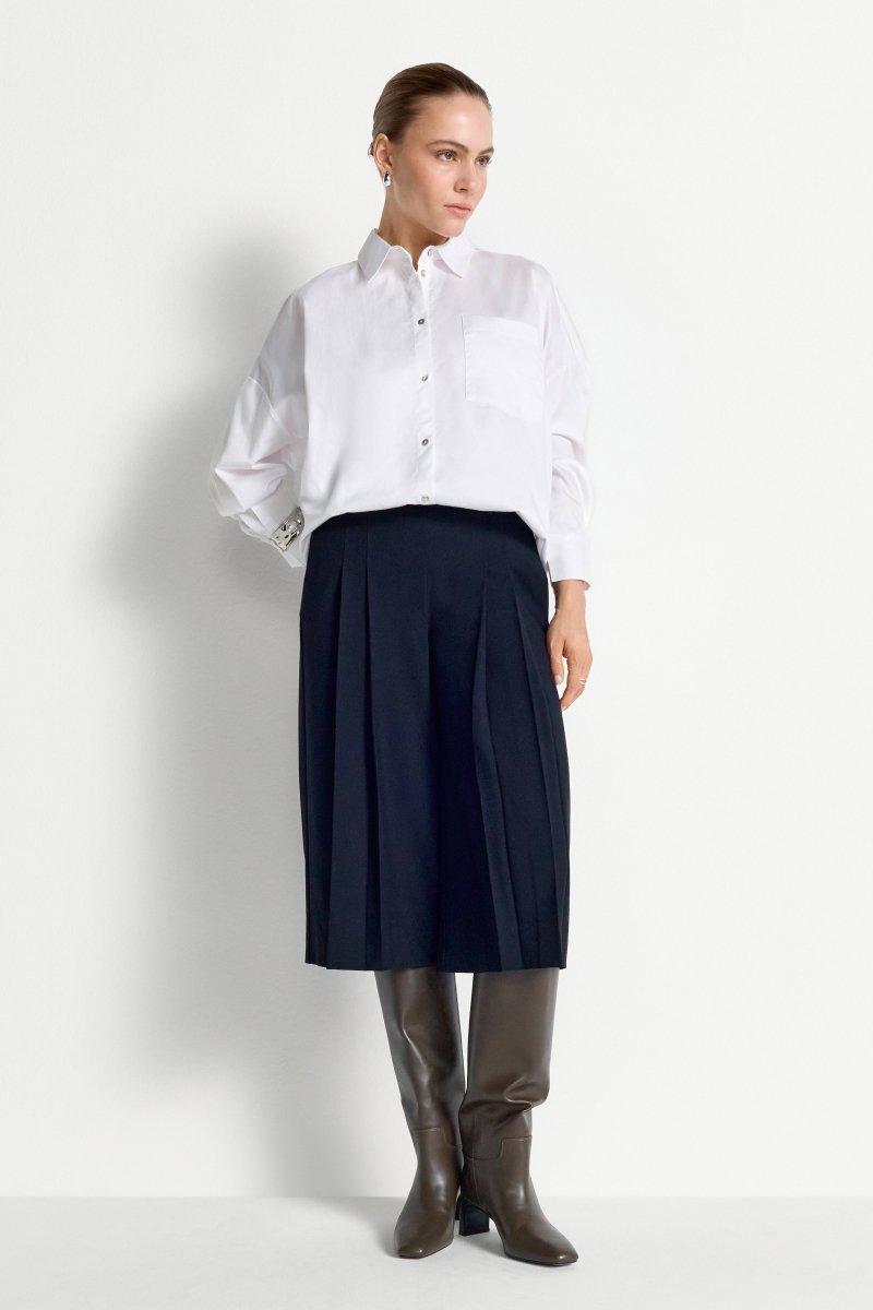 Bermuda-Culotte in midnight blue-Rich & Royal