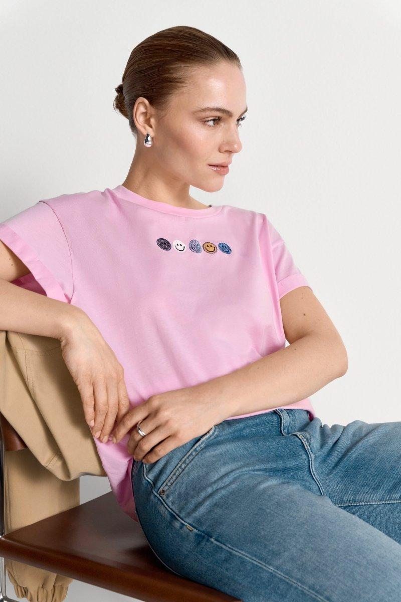 T-Shirt mit Print-Rich & Royal