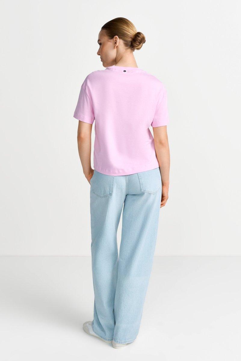 T-Shirt mit Applikationen-Rich & Royal