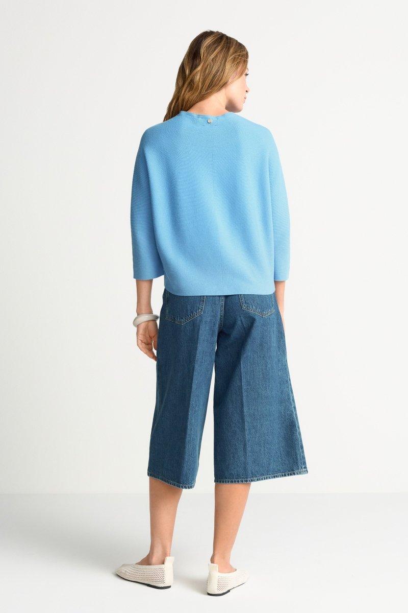 Feinstrickpullover mit Crewneck-Rich & Royal