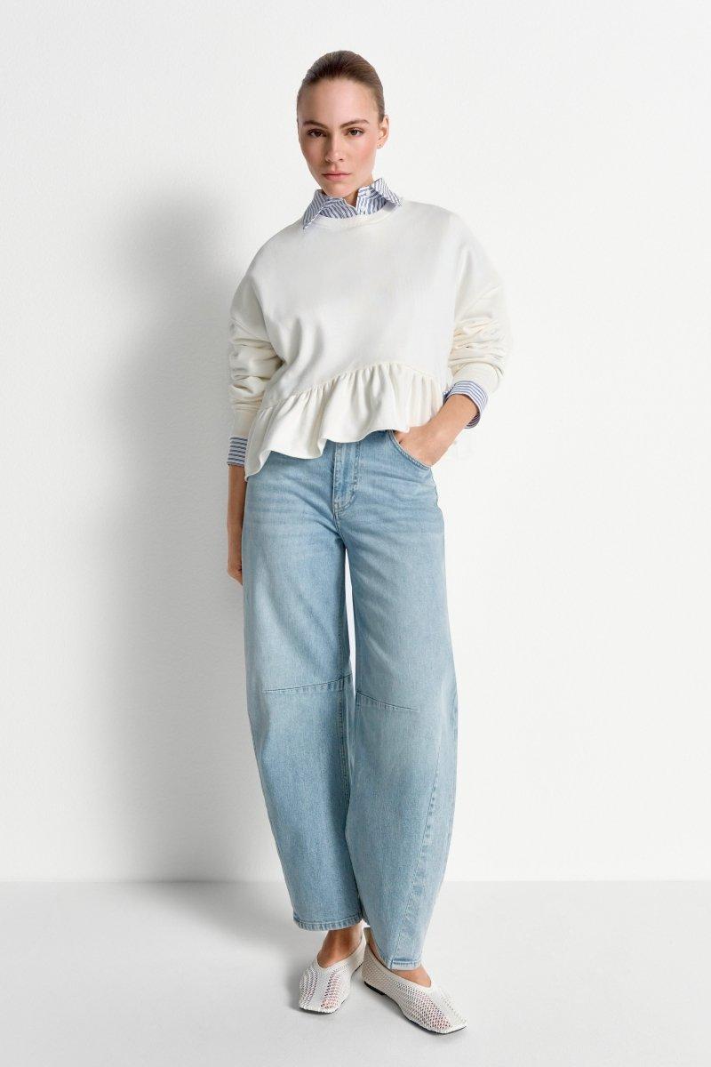 Sweater with Volant - Look-Rich & Royal