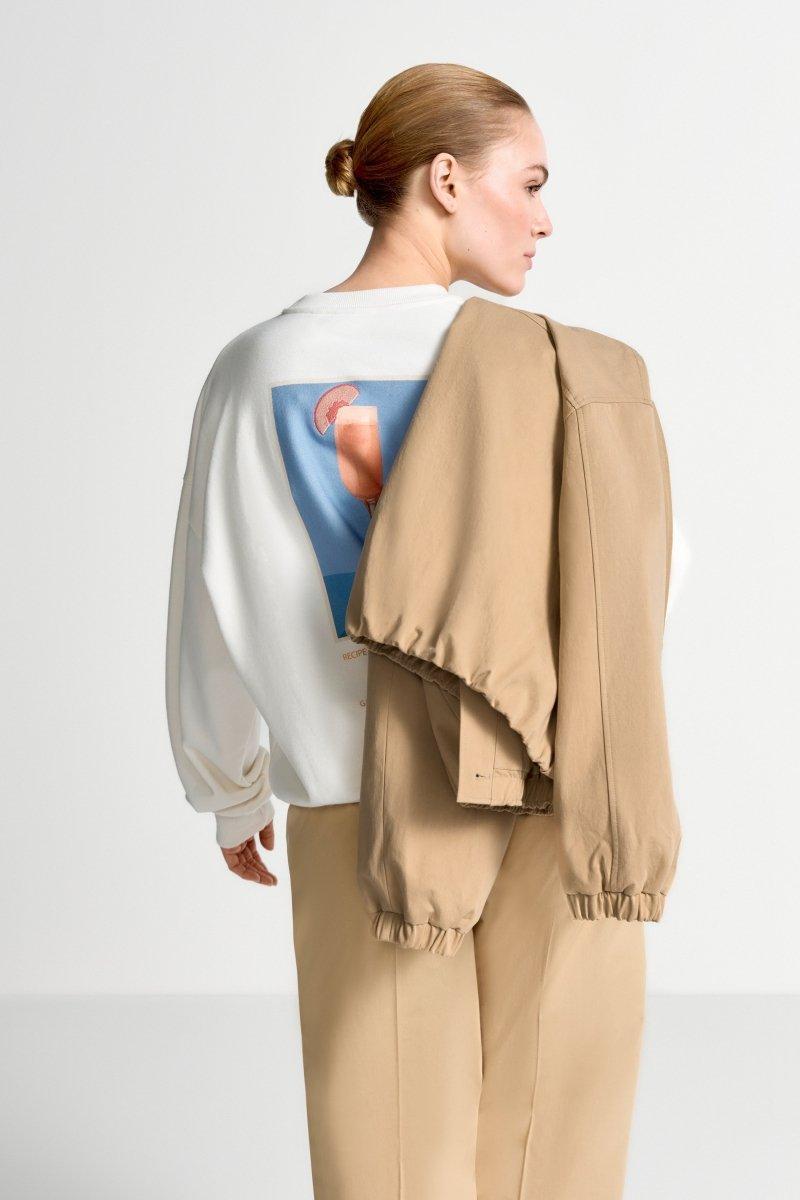 Sweatshirt mit Stitching-Rich & Royal