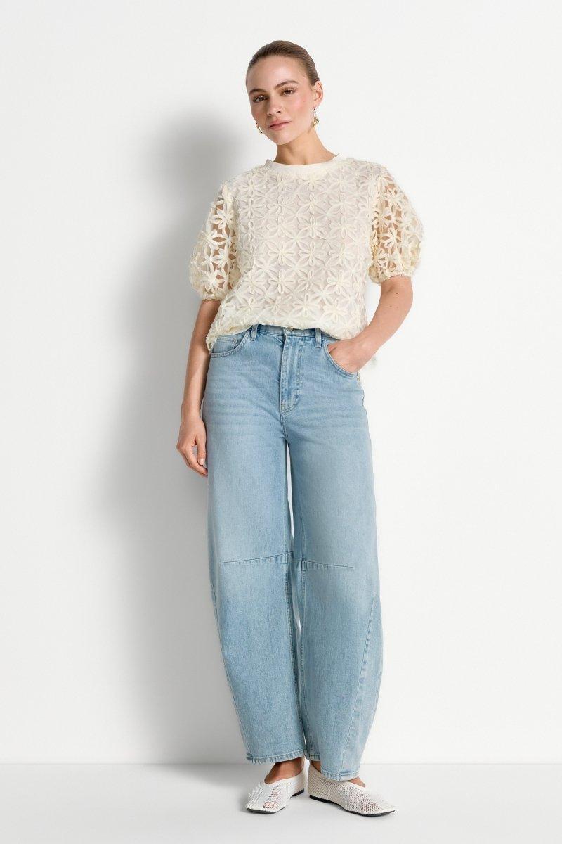 T-Shirt aus Spitze-Rich & Royal