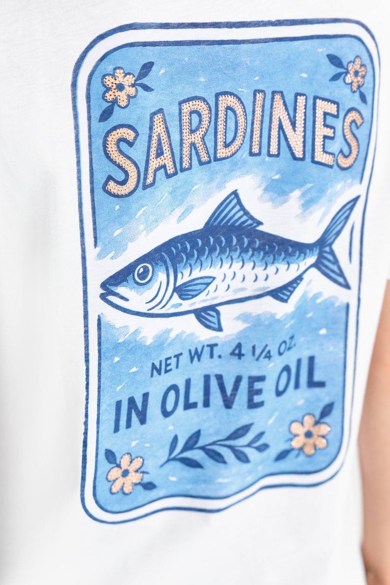 Langes T-Shirt mit Brustprint-Rich & Royal
