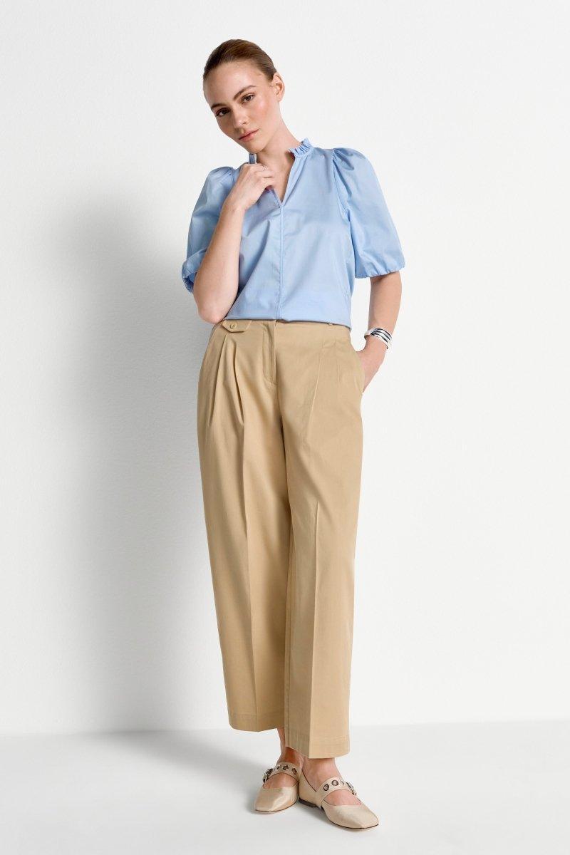 Bluse mit Rüschenkragen-Rich & Royal