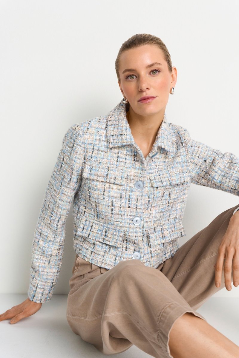 Cropped Tweedjacke-Rich & Royal
