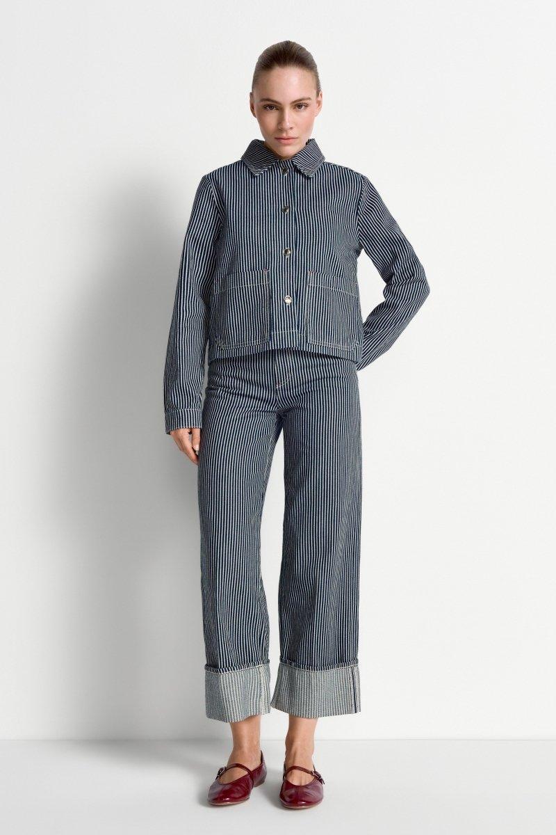 Gestreifte Kurzjacke-Rich & Royal