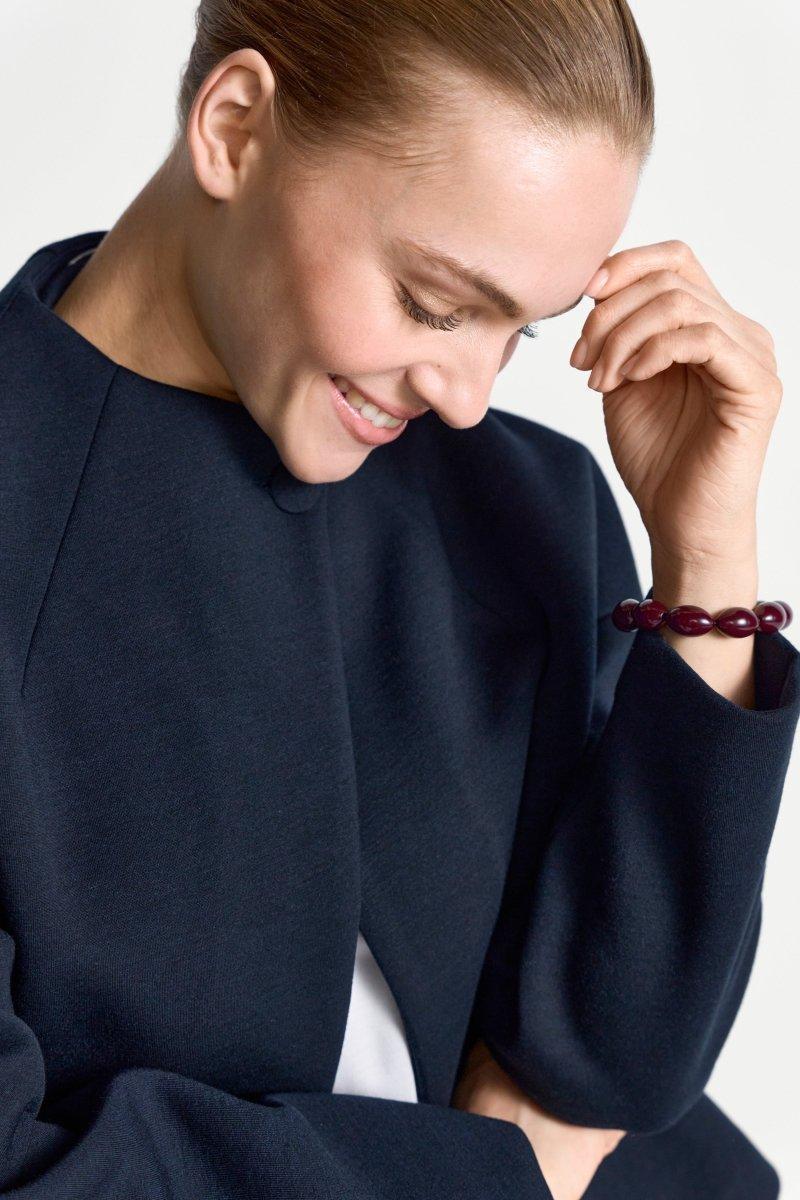 Kurzjacke mit Knopf-Rich & Royal