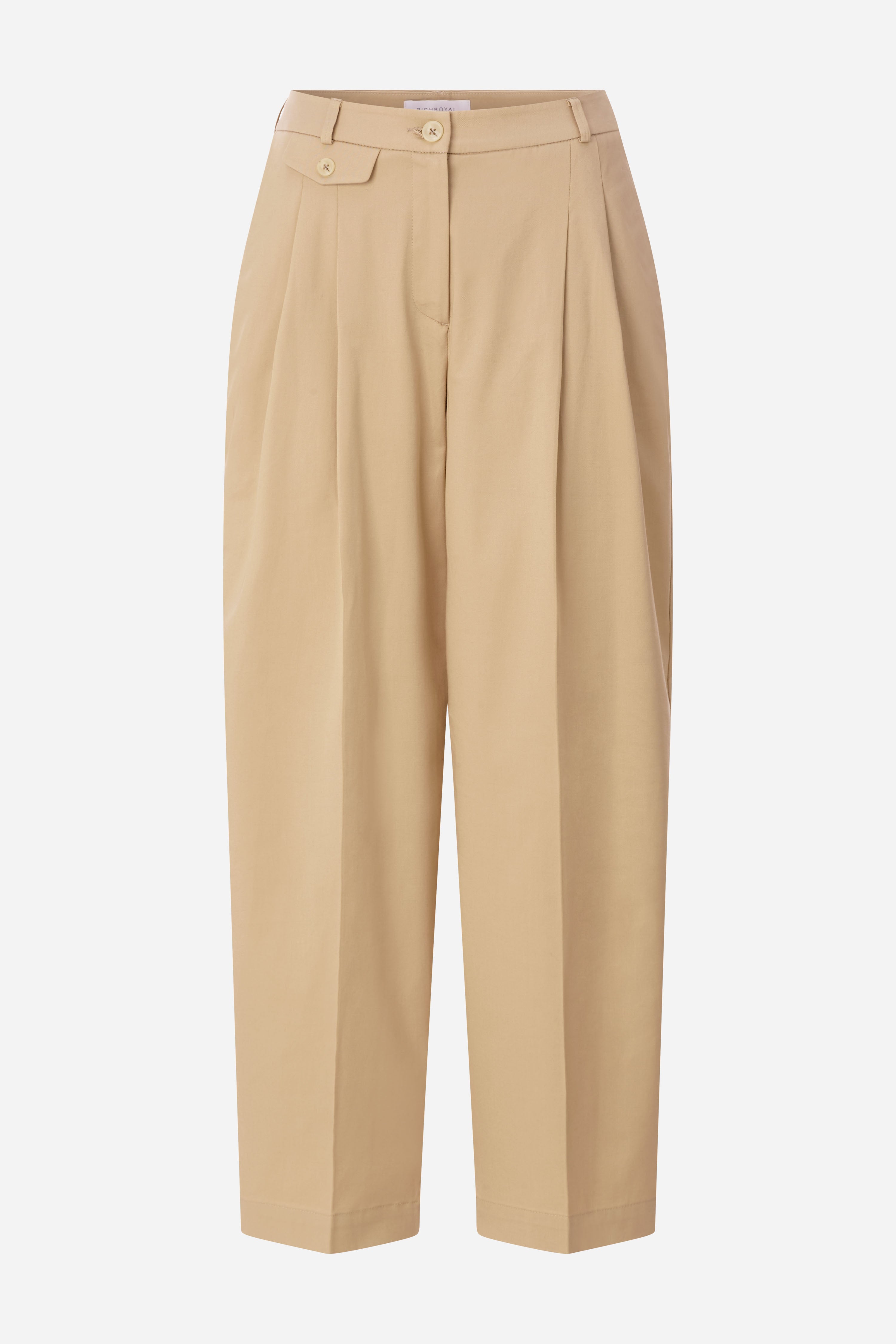 High-Waist-Bundfaltenhose-Rich & Royal