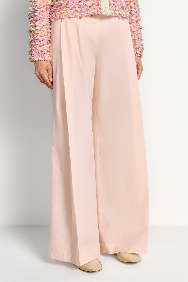 Wide-Leg-Hose mit Bundfalten-Rich & Royal