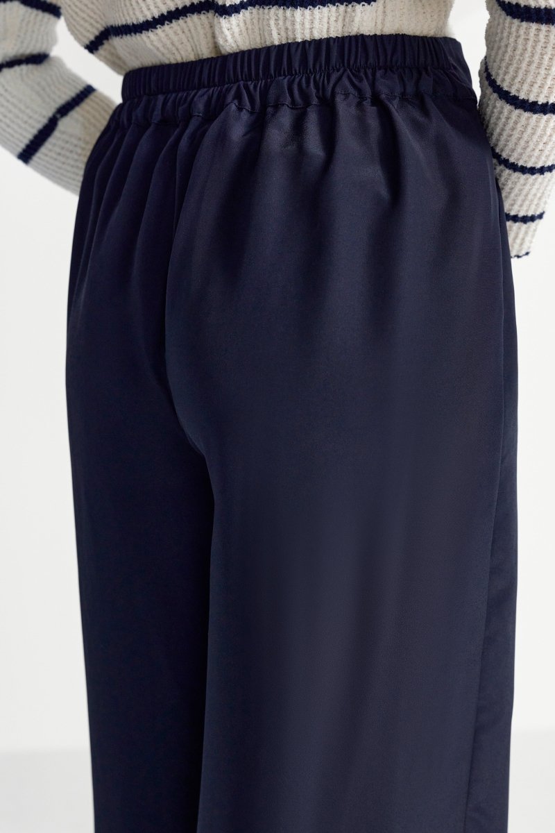 Marine Wide-Leg-Hose-Rich & Royal