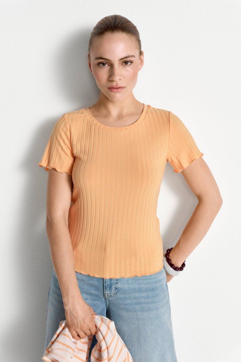 Figurbetontes Rippshirt-Rich & Royal