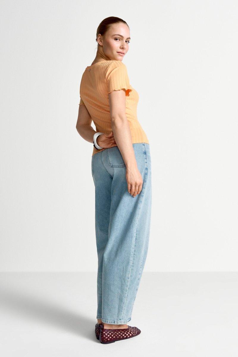 Figurbetontes Rippshirt-Rich & Royal