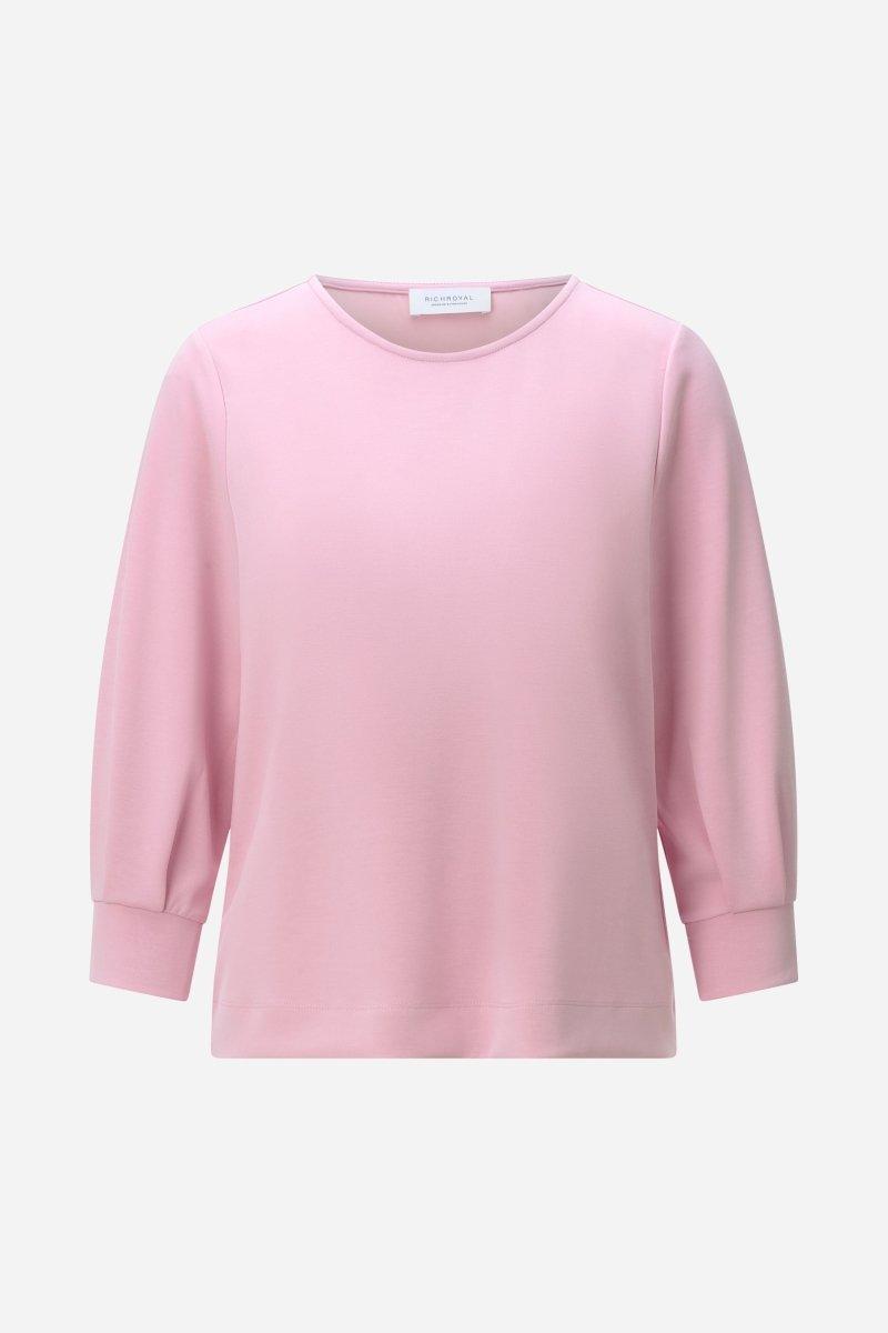 Jersey-Sweatshirt mit Puffärmeln-Rich & Royal