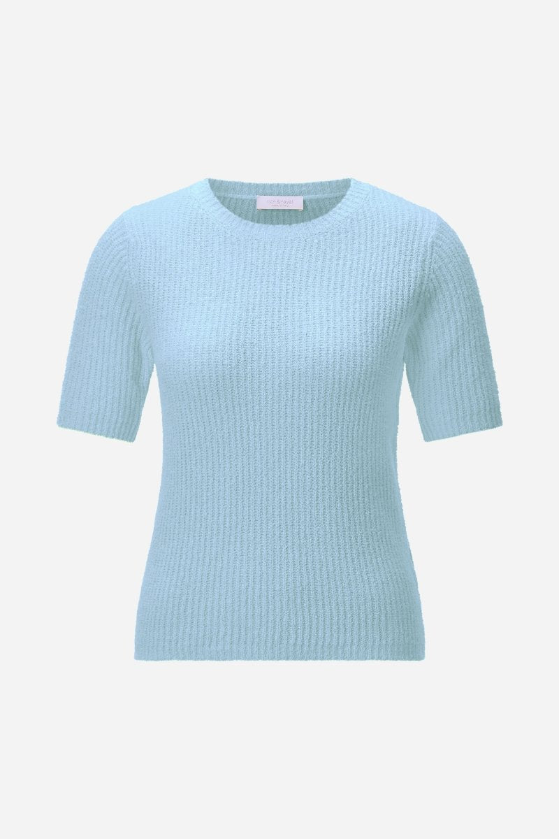 Kurzarm-Strickpullover-Rich & Royal