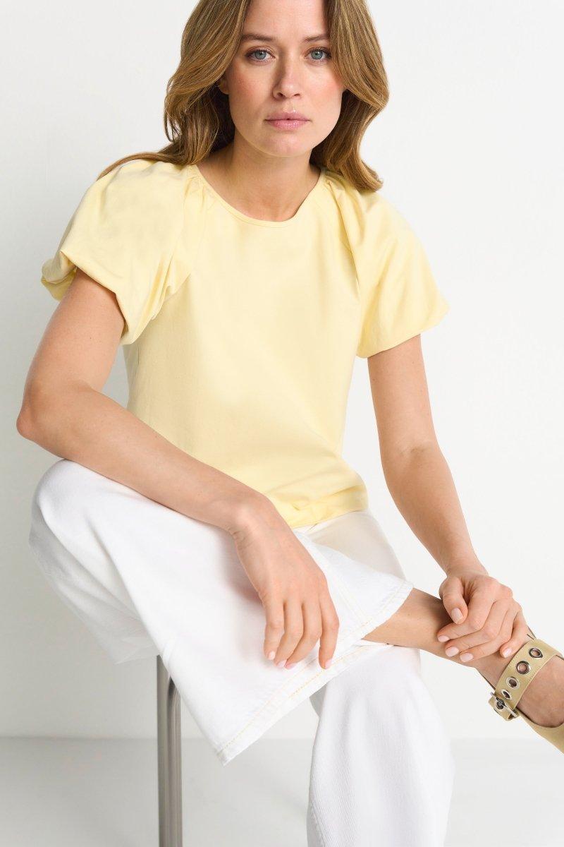 Kurzarmbluse mit Flügelärmeln-Rich & Royal