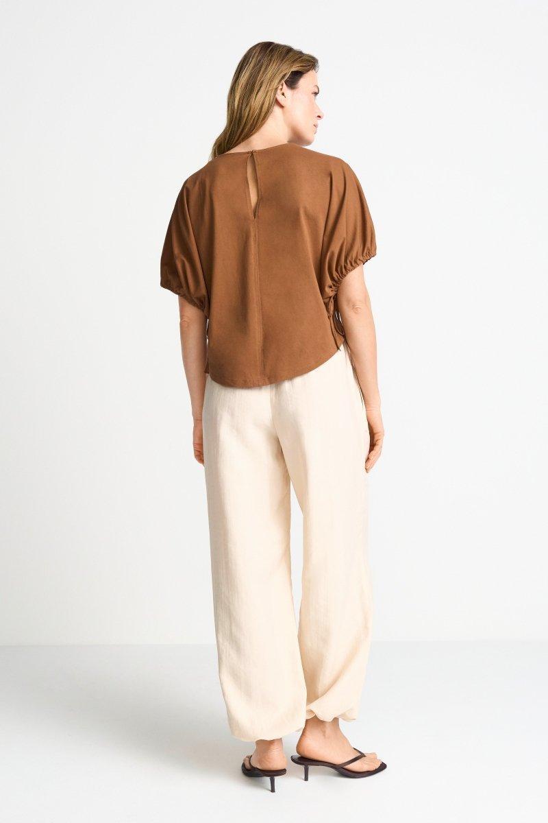 Kurzarmbluse mit Ballonärmeln-Rich & Royal