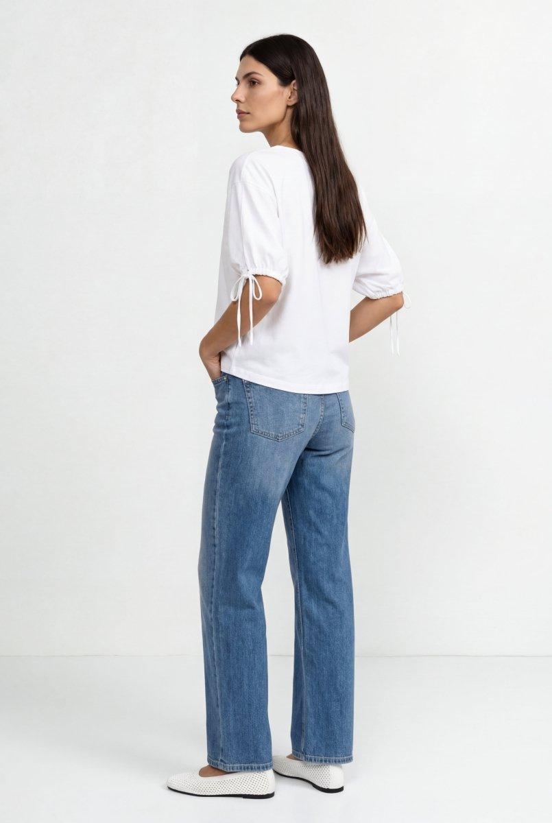 Crop-Top mit Schriftzug-Rich & Royal