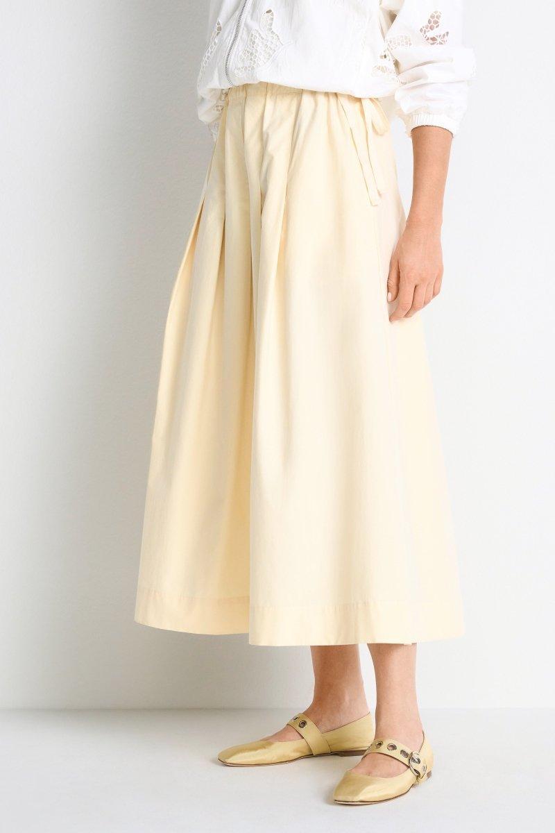 Faltenrock mit Bindegürtel-Rich & Royal