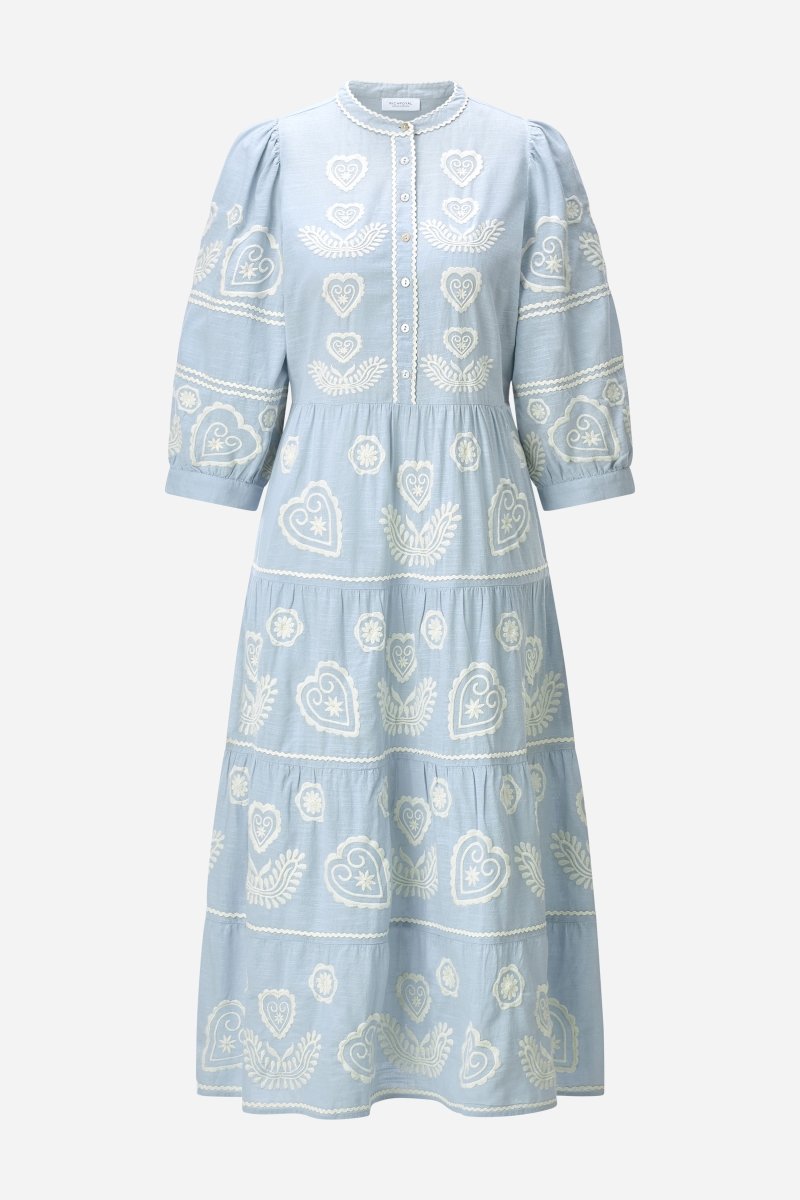 Boho-Kleid mit Stickerei-Rich & Royal
