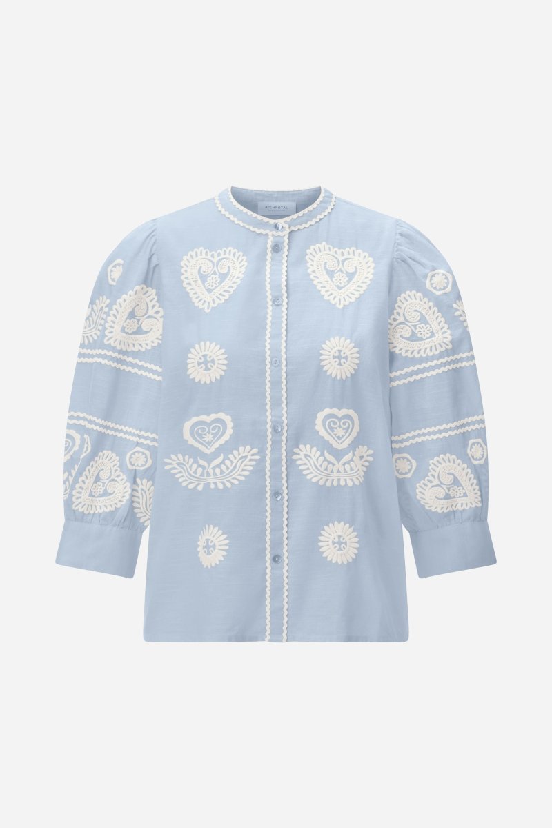 Boho-Bluse mit Stickerei-Rich & Royal