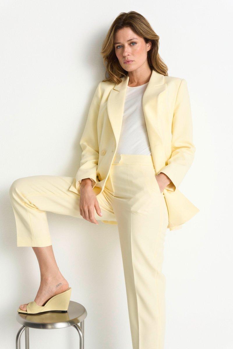 Gelber Blazer mit Taillierung-Rich & Royal