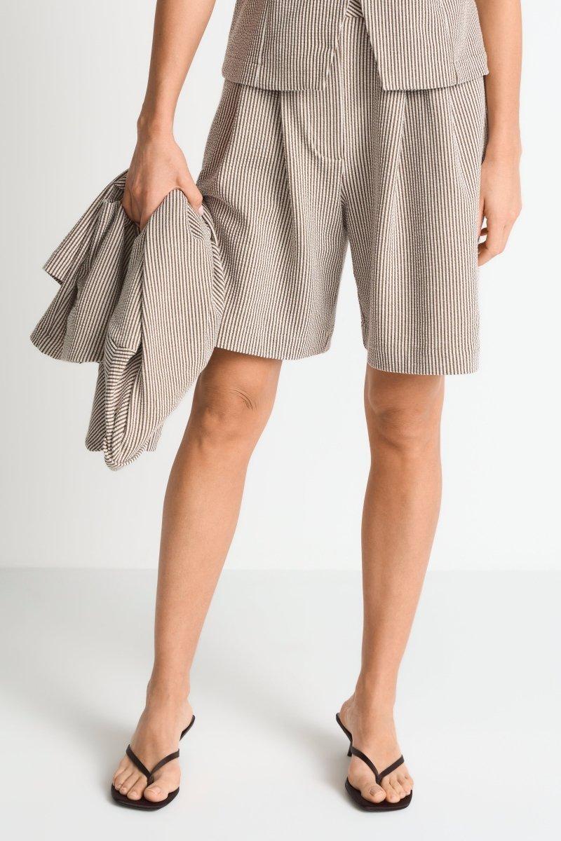 Gestreifte Bermudashorts-Rich & Royal