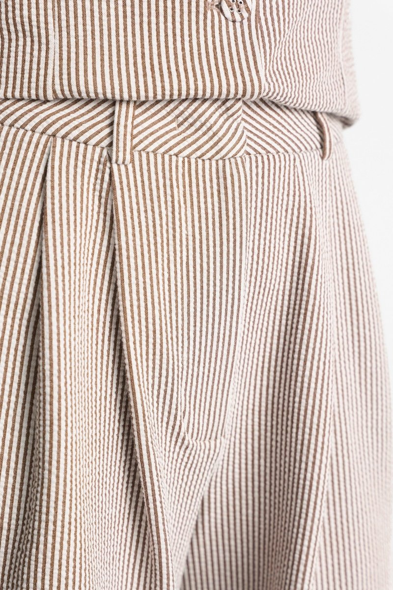 Gestreifte Bermudashorts-Rich & Royal