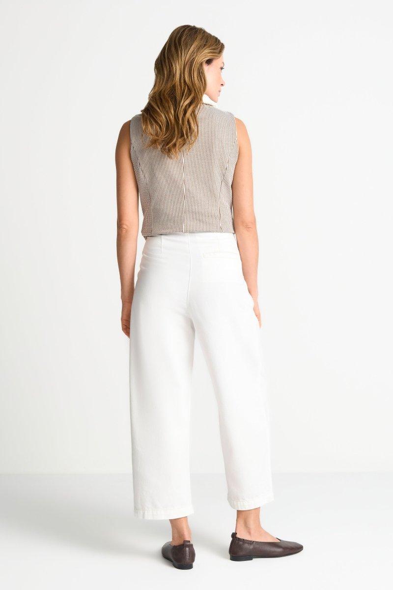 Weiße High-Waist-Jeans-Rich & Royal