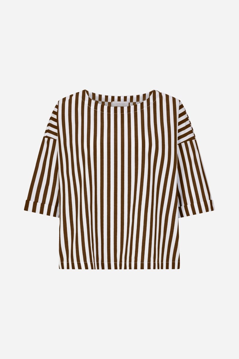 Gestreiftes Crop-Shirt-Rich & Royal