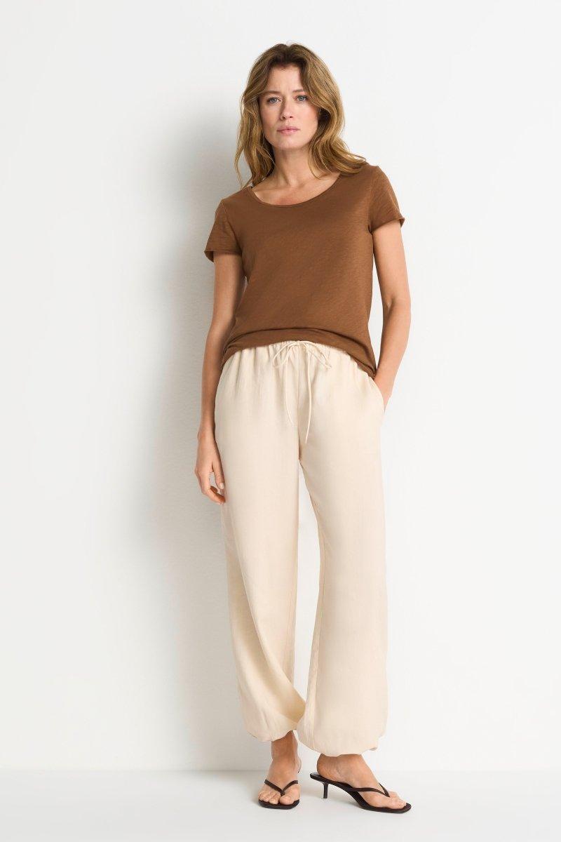 T-Shirt mit offenen Kanten-Rich & Royal