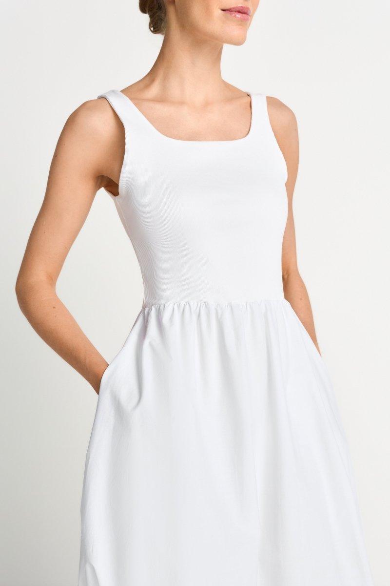 Weißes Ballonkleid-Rich & Royal