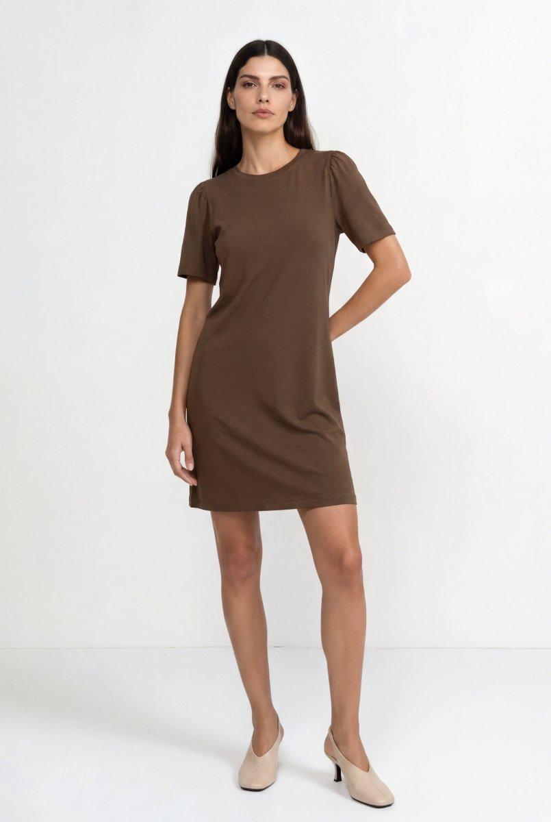 T-Shirt-Kleid mit Puffärmeln-Rich & Royal