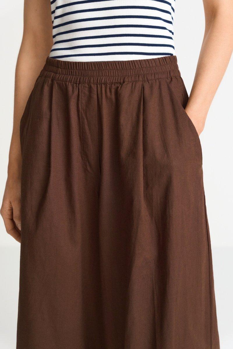 Weite Leinenhose-Rich & Royal