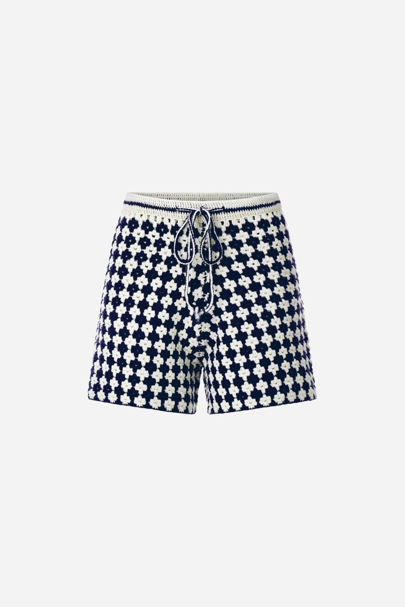 Häkelshorts mit Granny Squares-Rich & Royal