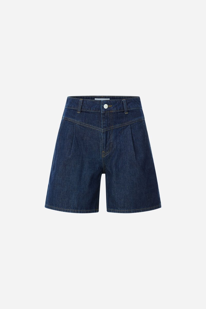 Dunkelblaue Denim-Shorts-Rich & Royal