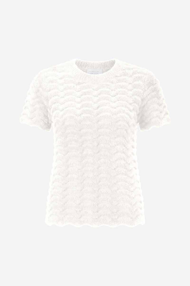 T-Shirt mit Muschelsaum-Rich & Royal
