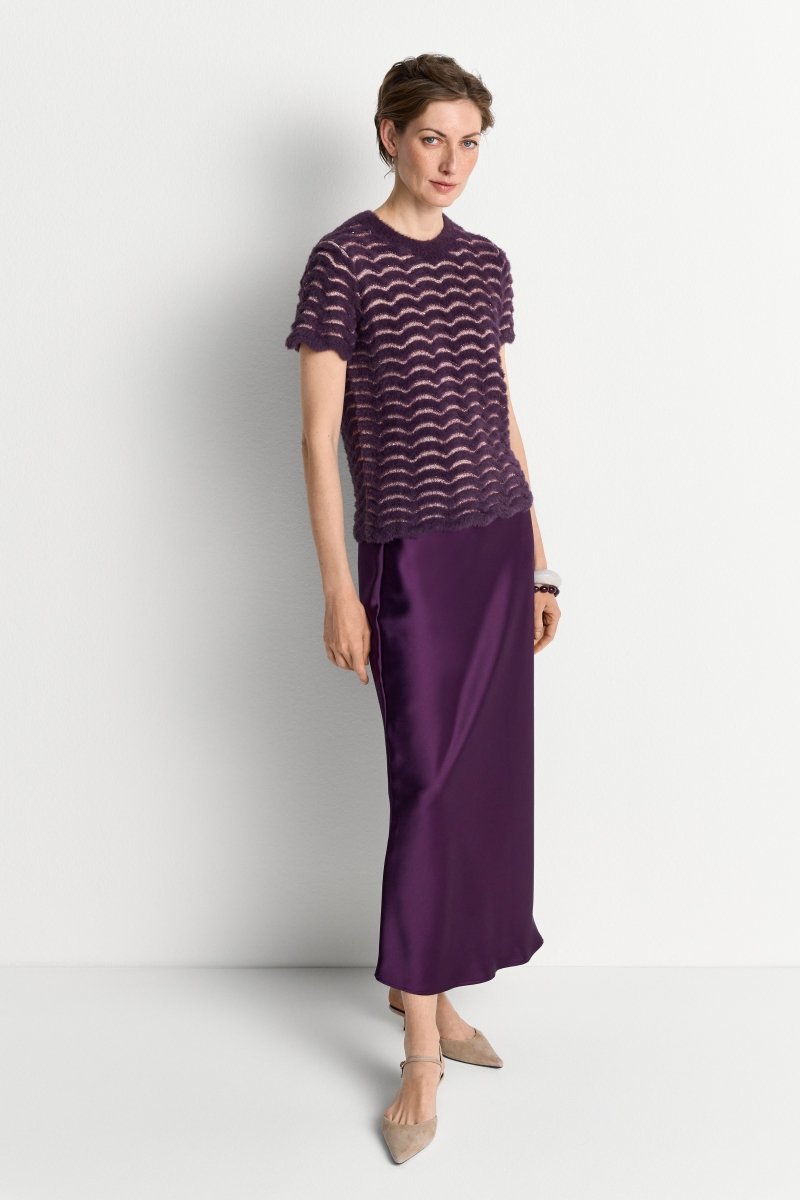 T-Shirt mit Muschelsaum-Rich & Royal