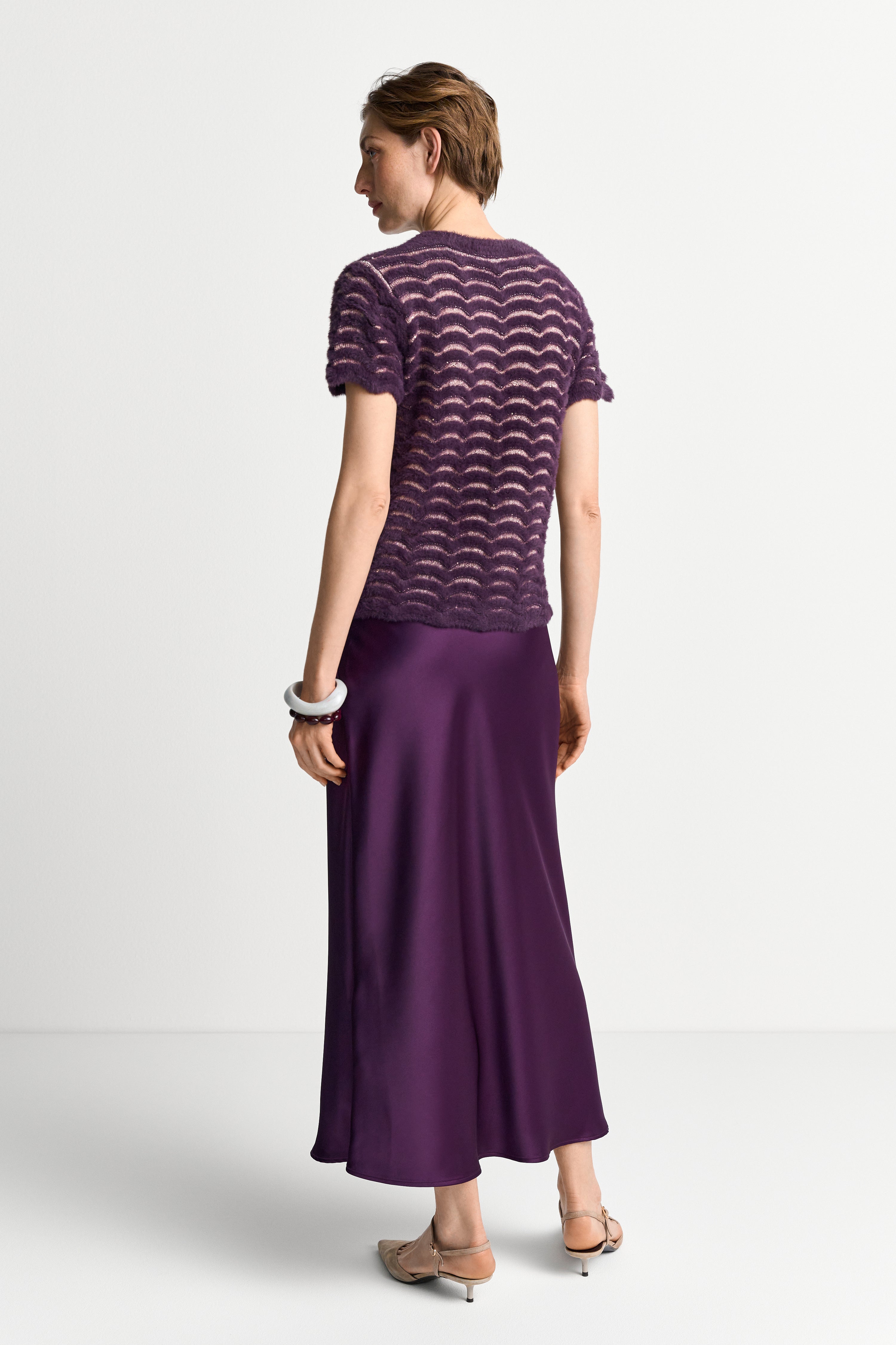 T-Shirt mit Muschelsaum-Rich & Royal