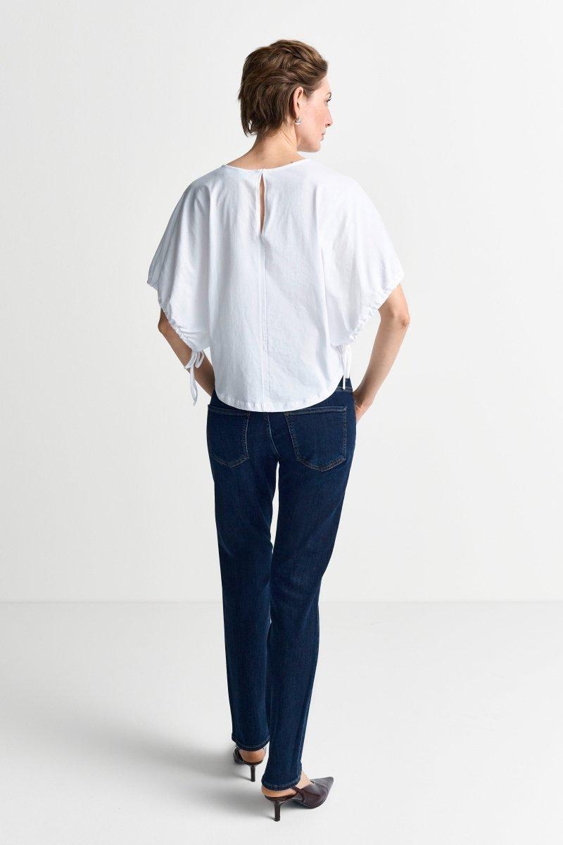 Cropped-Top mit Schleifen-Print-Rich & Royal